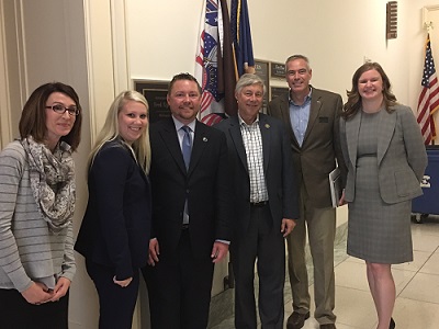 U.S. Rep. Fred Upton with MCUL staff and credit union leaders U.S. Rep. Fred Upton with MCUL staff and credit union leaders